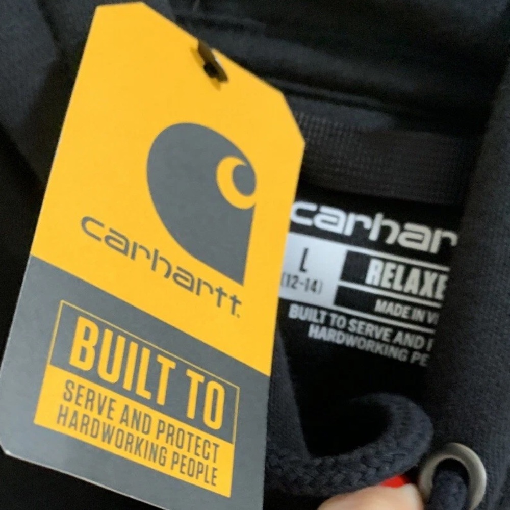 Carhartt 102790 Relaxed Fit Midweight Womens Sweatshirt Hoodie Size Large. New - Picture 4 of 5